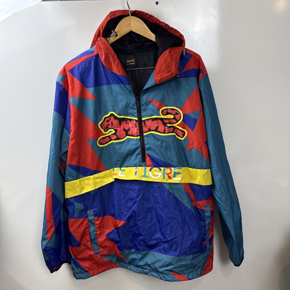 Le TIGRE Windbreaker multicolor Hoodie 2XL